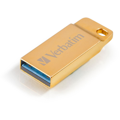 Verbatim flash disk, USB 3.0, 64GB Metal Executive, Store N GO złoty, 99106