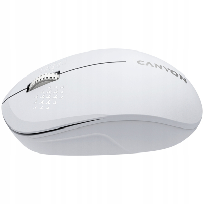 Canyon MW-04 - bezprzewodowa mysz Bluetooth/2.4 GHz, 3 przyciski (biała)