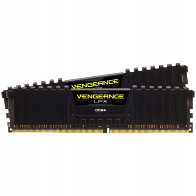 CORSAIR DDR4 3200MHz 32GB (2x16GB) 16-20-20-38 XMP 2.0 Vengeance LPX 1.35V