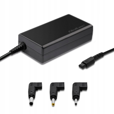Qoltec Zasilacz do Samsung Sony 65W 3 wtyczki + kabel zasilający 52415