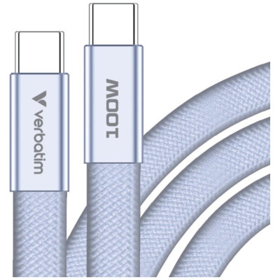 Kabel Verbatim USB typ C - USB typ C 1,2 m fioletowy 30278