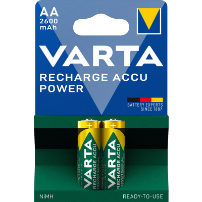 VARTA AKUMULATORY R6 2600 mAh RECHARGE ACCU POWER 2szt