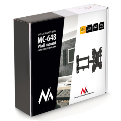 Uchwyt do telewizora Maclean, max vesa 200x200, 23-42