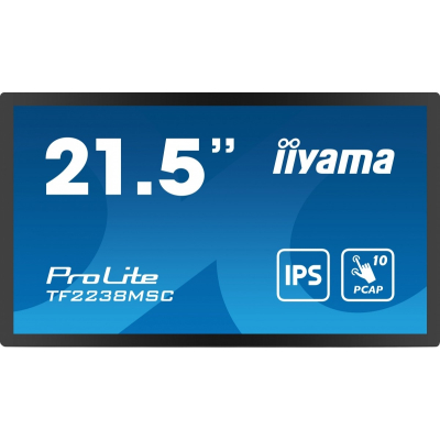 IIYAMA Monitor 21.5 cala TF2238MSC-B1 IPS FHD DP HDMI 2x2W 2xUSB 10pkt