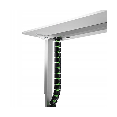 Powerton ERGO GANSO PRO Organizer kabli, czarno-zielony