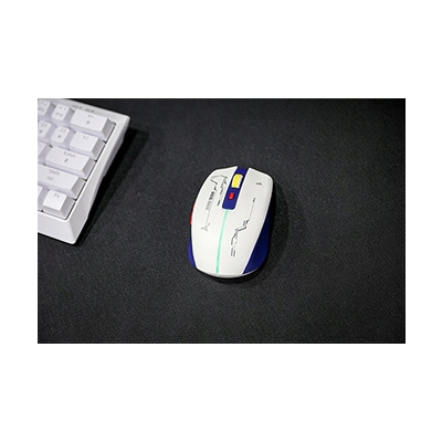 Marvo DUKE 20 Mysz bezprzewodowa, niebiesko-biały, 4800DPI, EOL