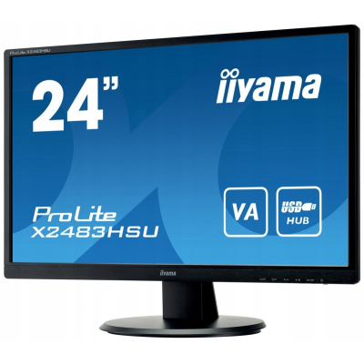 IIYAMA Monitor 23.8 cala X2483HSU-B5 VA HDMI DP