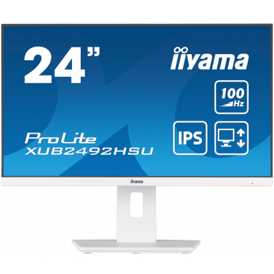 IIYAMA Monitor 23.8 cala XUB2492HSU-W6 IPS HDMI DP 100Hz SLIM HAS USB Sklep KOZIENICE RADOM