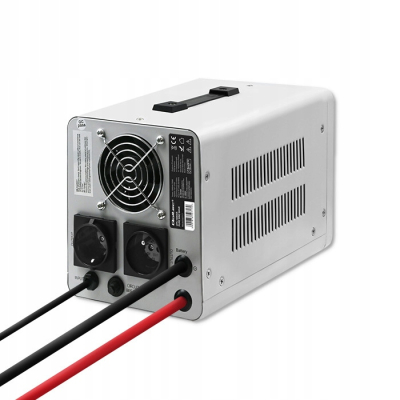 Qoltec Zasilacz awaryjny Pure Sine Wave UPS 1000VA 700W Stała faza Szary