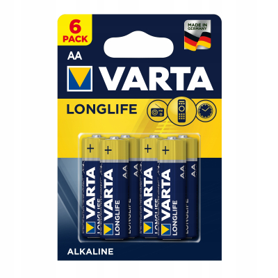 VARTA BATERIE ALKALICZNE R6 (AA) LONGLIFE 6szt