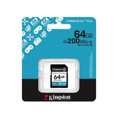 Karta SD 64GB Canvas Go Plus 200/100 MB/s C10 U3 V30
