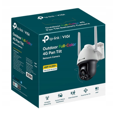 TP-LINK Kamera VIGI C540-4G(4mm) 4MP 4G LTE Full-Color Pan/Tilt