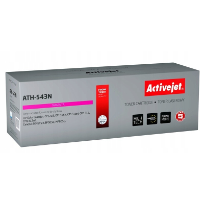 Toner Activejet ATH-543N HP 125A CB543A, Canon