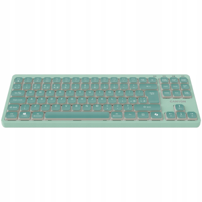 Canyon OnType 10 Low Profile - klawiatura przewodowa TKL zielona