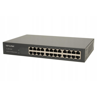 TP-LINK SF1024D switch L2 24x10/100 Desktop