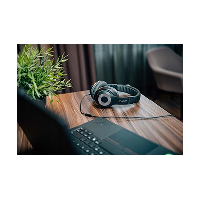 Verbatim TruSound słuchawki z mikrofonem przewodowa plug and play typ USB-C