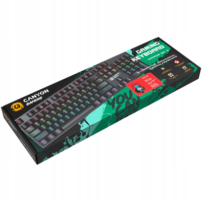 Canyon Deimos GK 4 klawiatura mechaniczna przewodowa z podświetleniem RGB