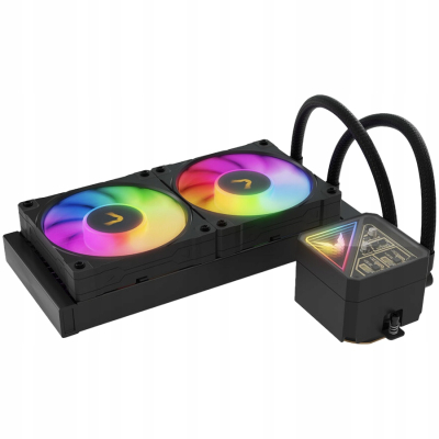 VALKYRIE V240 Lite ARGB chłodzenie wodne AIO CPU Czarny