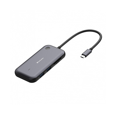 Verbatim Bezprzewodowy adapter USB-C z koncentratorem 1080p 32146 czarny