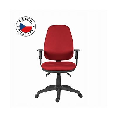 Powerton ERGO ANNA Ergonomiczny fotel biurowy, Czerwony