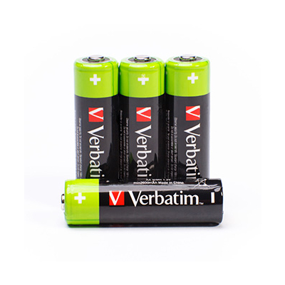 Akumulatorki, AA (HR6), 2500 mAh, Verbatim, 4-pack 49517