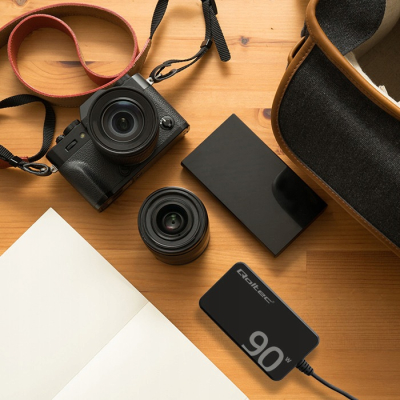 Qoltec Ładowarka sieciowa 90W GaN Super Fast SLIM PD 5-20V 4.5A USB-C 3.1