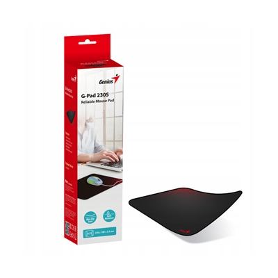 Genius G-Pad 230S Podkładka pod mysz tkanina, czarno-czerwona