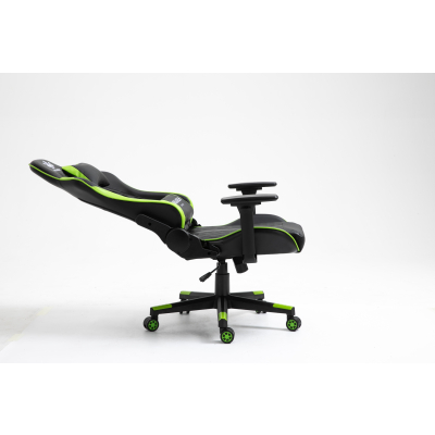 Fotel gamingowy KRAKEN Helios czarno-zielony