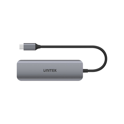 Unitek HUB USB-C 3xUSB 3.1 Gen1 PD 100W SD microSD