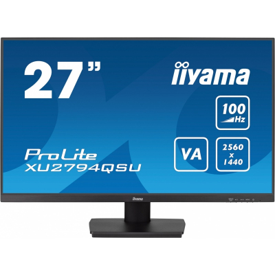 IIYAMA Monitor 27 cali XU2794QSU-B6 VA QHD HDMI DP 100Hz 2xUSB 3.2 2x2W