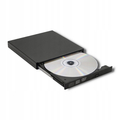 Qoltec Nagrywarka DVD-RW zewnętrzna USB 2.0 Czarna 51858