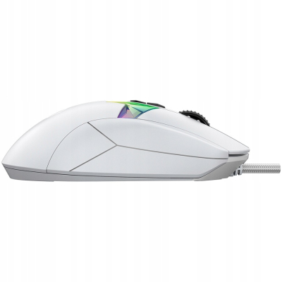 LORGAR Mysz Gamingowa Pro MSP80, 8000 Hz, Biała