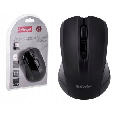 Activejet AMY-304W Mysz bezprzewodowa USB,
