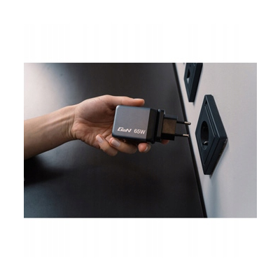 Verbatim, Ładowarka GaN USB 3.0, USB C, szara, 65 W, C,G,A, 32201