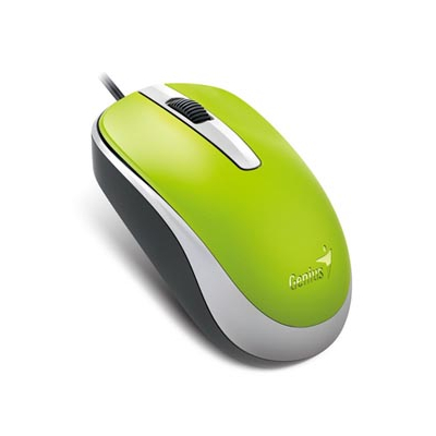Genius DX-120 Mysz przewodowa, zielona, 1200DPI
