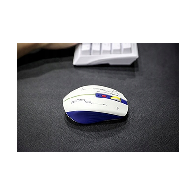 Marvo DUKE 20 Mysz bezprzewodowa, niebiesko-biały, 4800DPI, EOL