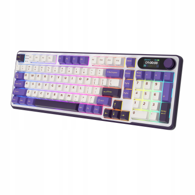 ROYAL KLUDGE RK-S98 Blackberry Mousse Gaming Keyboard Chartreuse switch