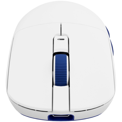 ROYAL KLUDGE M30 White Blue Gaming Mouse PAW 33111K