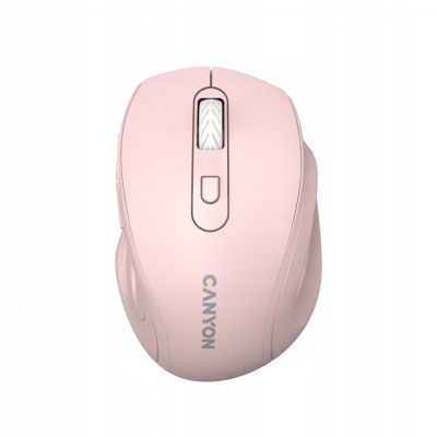 CANYON Mysz bezprzewodowa 6 przyc. 2.4GHz 1600 DPI różowa