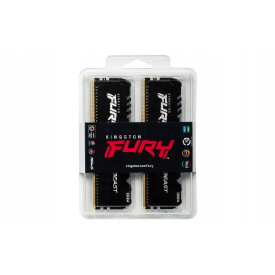 Pamięć DDR4 FURY Beast RGB 16GB(2*8GB)/3200 CL16
