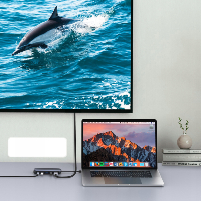 Unitek Storage Hub USB-C dyski M.2, HDMI, PD 100W