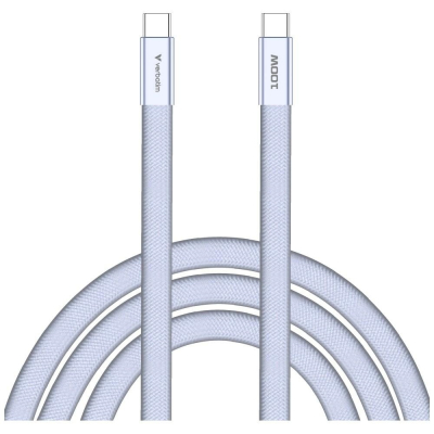 Kabel Verbatim USB typ C - USB typ C 1,2 m fioletowy 30278