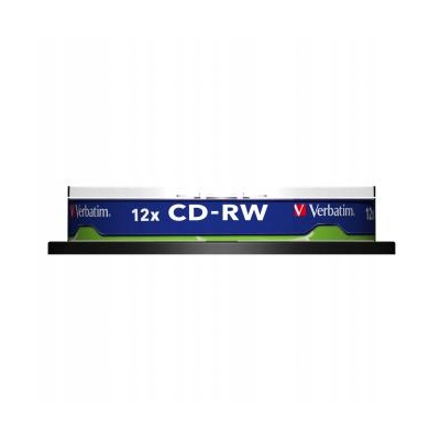 Verbatim CD-RW SERL Scratch Resistant 10-pack 700MB 12x 80min 43480