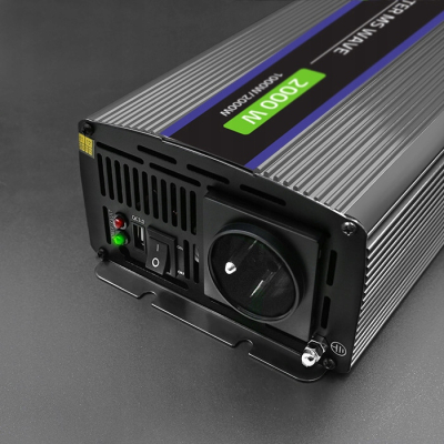 Qoltec Przetwornica Monolith 2000 MS Wave 12V/230V 1000/2000W USB