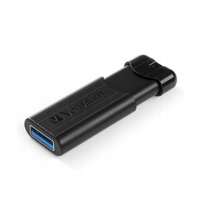 Verbatim flash disk USB A 3.0, 16GB, PinStripe, Store N Go, czarny, 49316