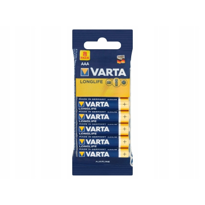 VARTA BATERIE ALKALICZNE R3 (AAA) LONGLIFE 8szt