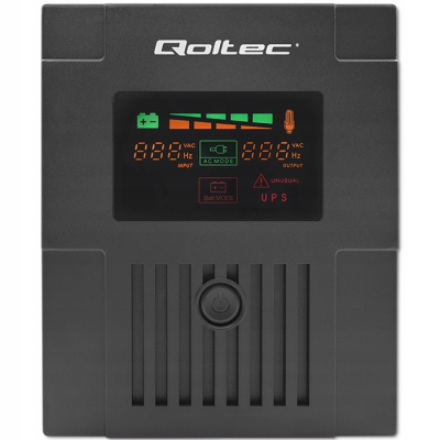 Qoltec Zasilacz awaryjny UPS Line Interactive Monolith 1200VA 720W