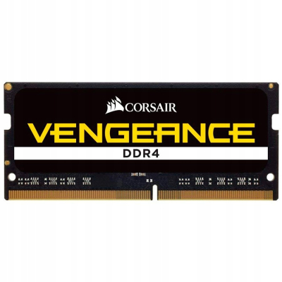 CORSAIR DDR4, 2400MHz 1x16GB SODIMM, 16-16-16-39, Black PCB, 1.2V