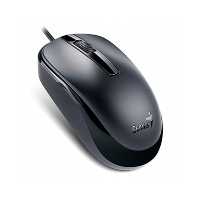 Genius DX-120 Mysz przewodowa, czarna, 1200DPI, USB-C