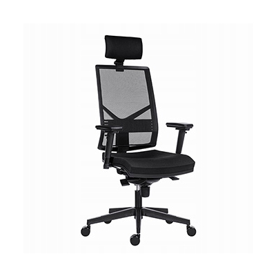 Powerton ERGO MARIE Ergonomiczny fotel biurowy, Czarny